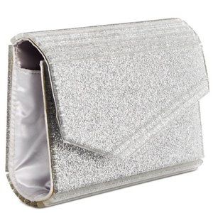 INC Maria Envelope Glitter Clutch